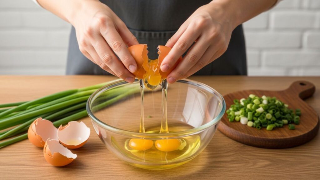 _Preparing ingredients for home-style Chinese cooking.