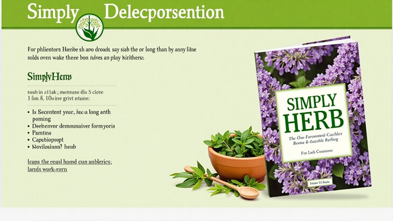 Simply Herb is your joyful journey to natural living made easy