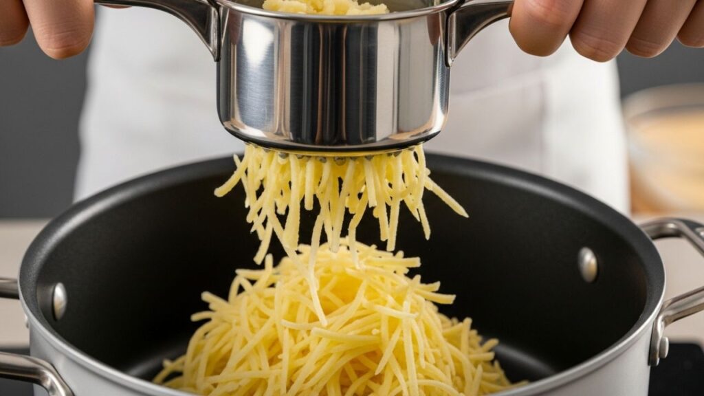 sing a potato ricer to ensure a smooth and creamy texture for mashed potatoes.