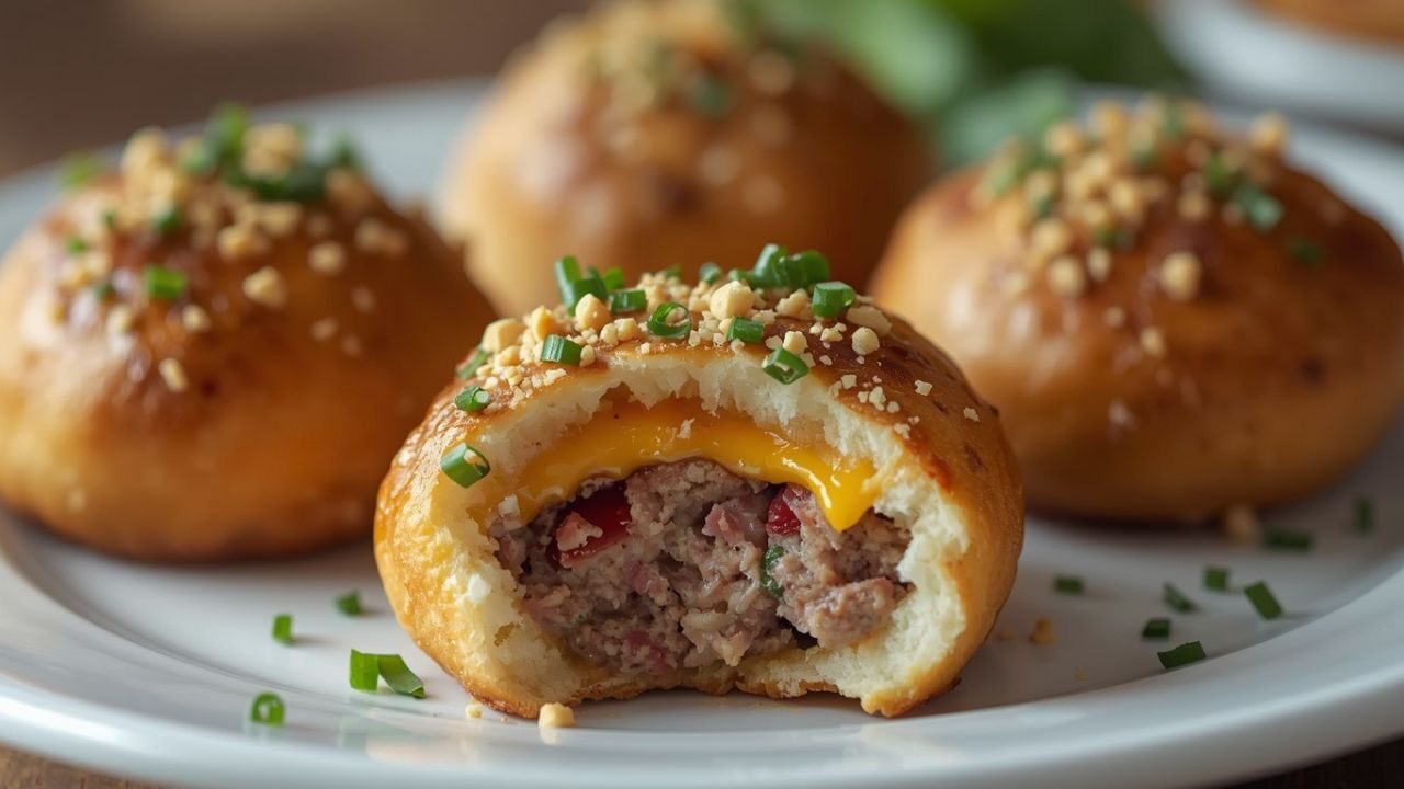 Read more about the article Garlic Parmesan Cheeseburger Bombs A Fun Appetizer Guide