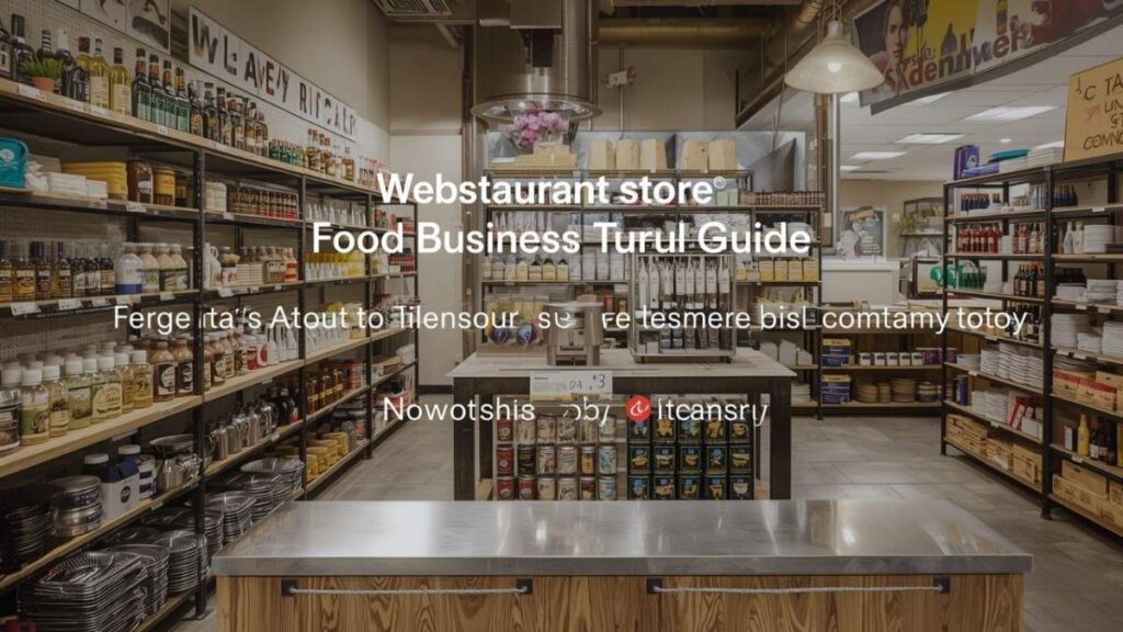 Navigating the WebstaurantStore Homepage